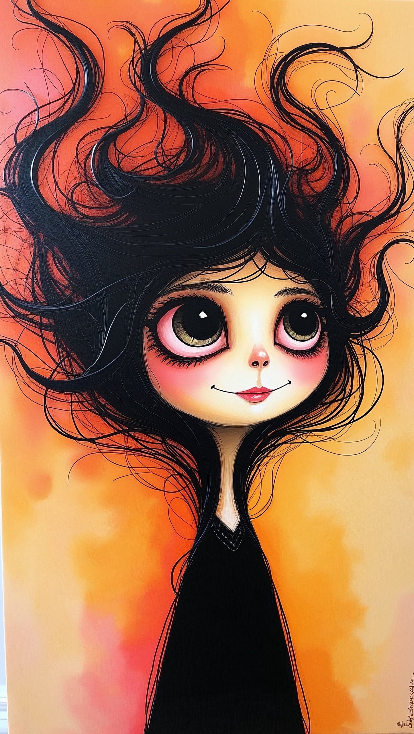 Mystical Portrait with Bewitching Hair | Jean-Pierre Prieur