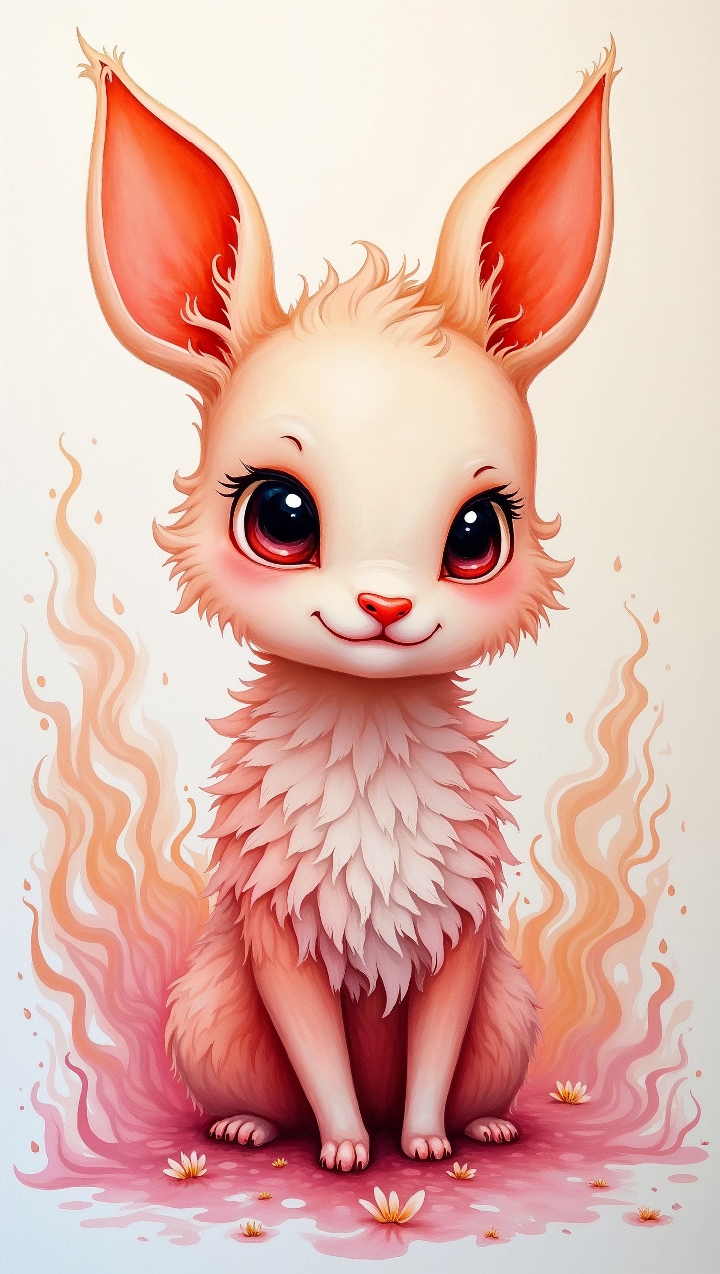 Charme Enchanté et Douceur Pastel | Pixie Illustration Digitale