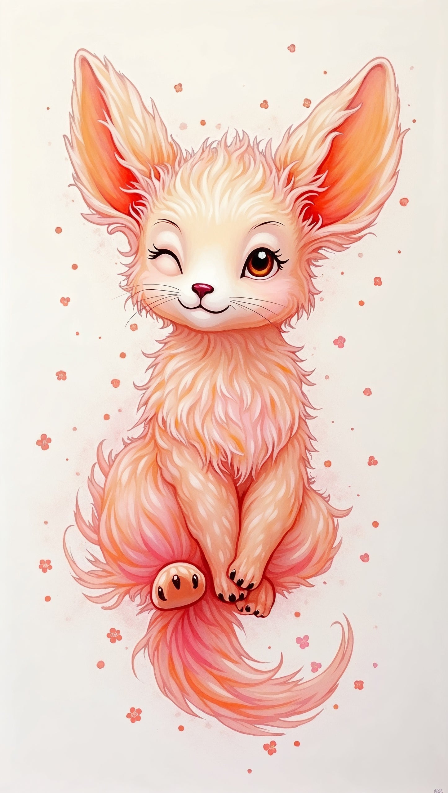 Créature Enchantée et Abstraite | Illustration Digitale Féérique | Pixie 02