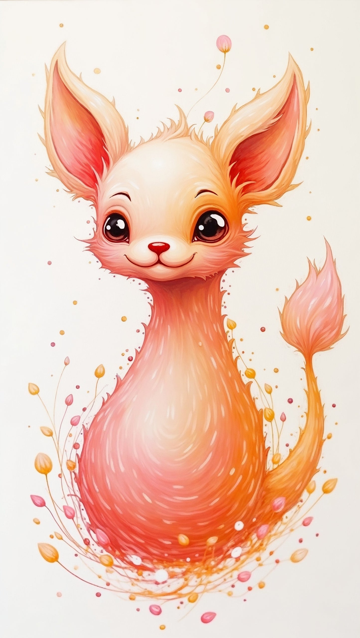 Éclat de Joie et Douceur Pastel | Pixie Illustration Digitale