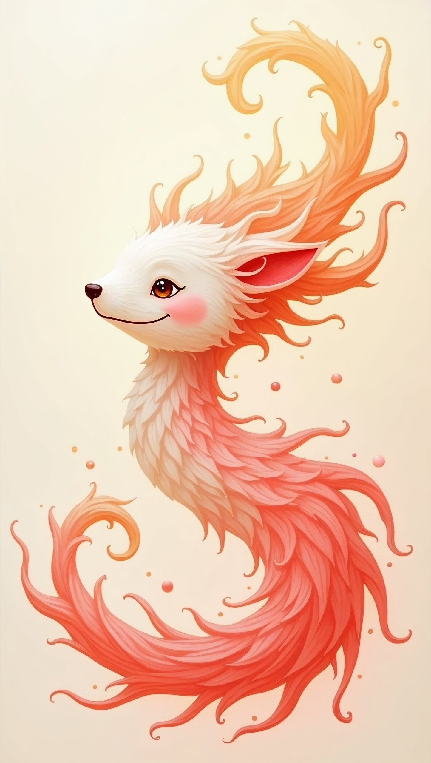 Grâce Mystique et Fluidité Abstraite | Pixie Illustration Digitale