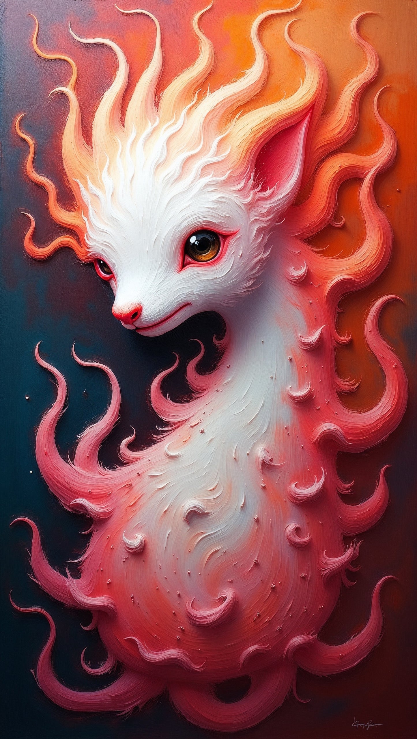 Mystère et Lumière Éthérée | Pixie Illustration Digitale