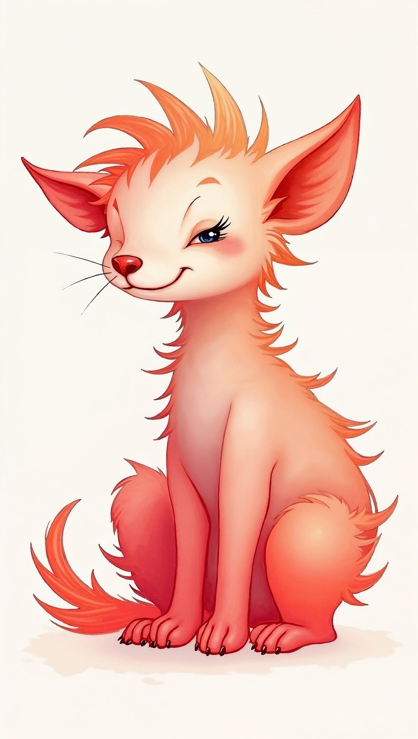 Funny and Fairy Smile | Mystical Digital Illustration