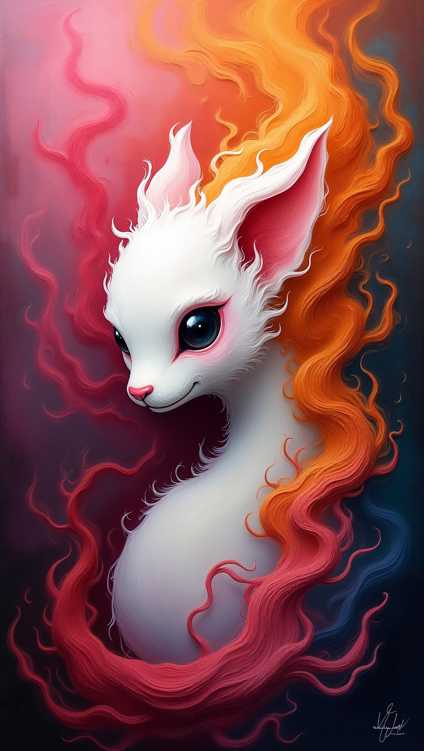Mystère des Flammes Enchantées | Pixie Illustration Digitale