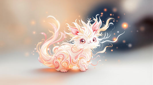 Illustration Magique de Créature Mystique Colorée