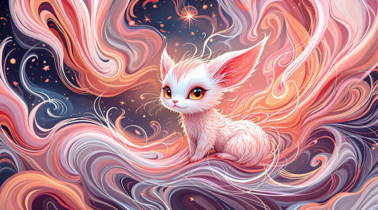 Peinture Digitale Fantastique de Créature Mystique