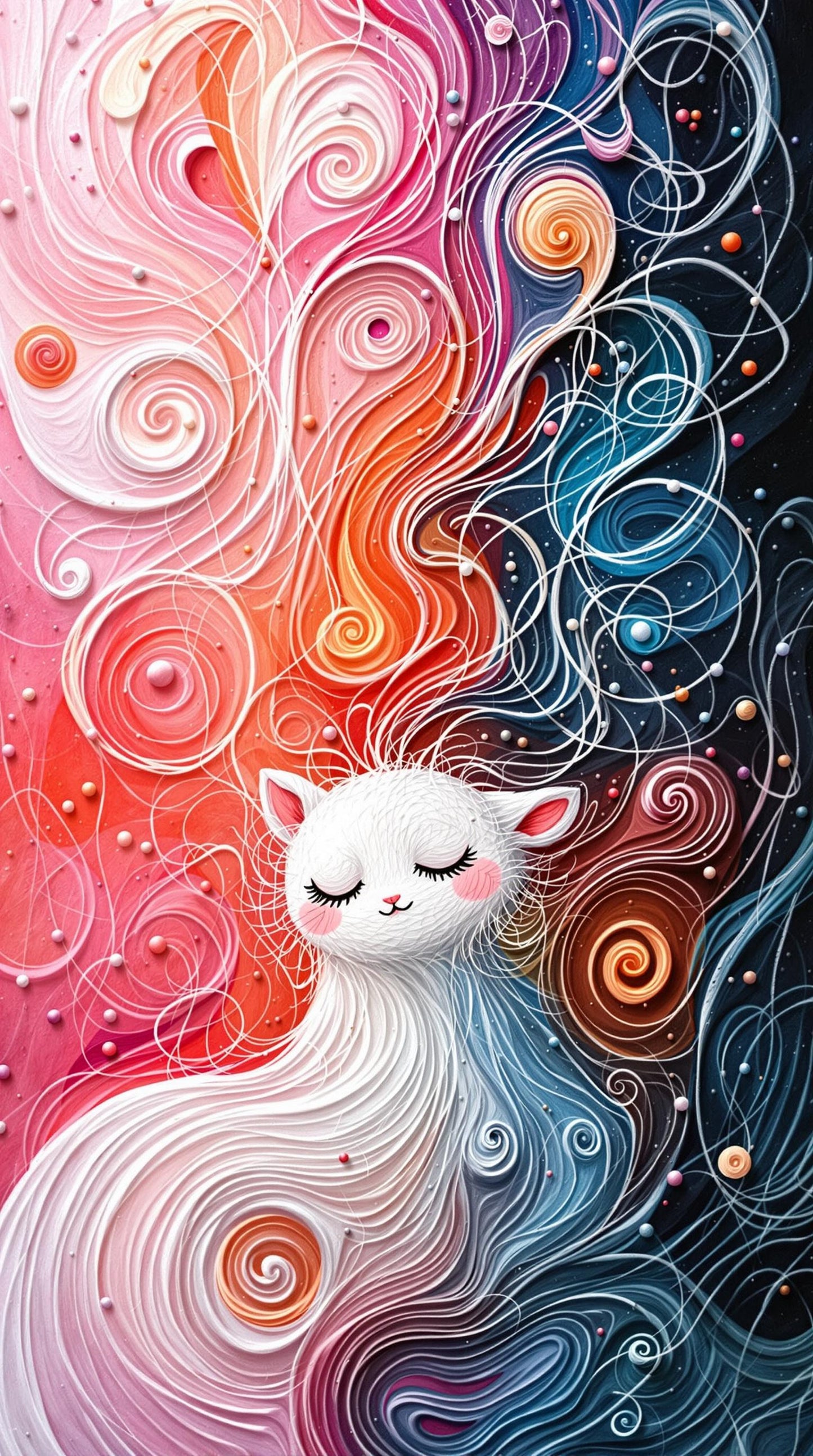 Colorful Digital Painting of Mystical Creature