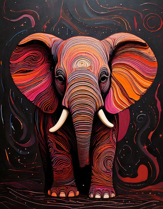 Elefante de maravillas y audacia | Arte contemporáneo 