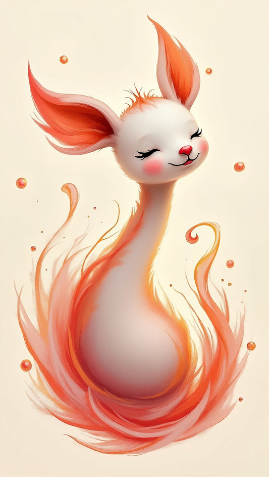 3 - Flamme Enchantée et Sérénité Mystique | Pixie Illustration Digitale